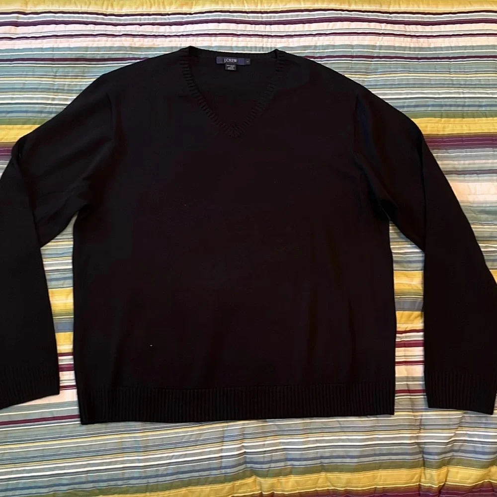 EUC J. Crew Merino wool V-neck sweater